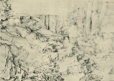 Bahçedeki Acı, 1521, 1943. by Albrecht Dürer