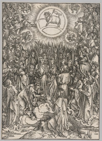 Kıyamet: Kuzuya Tapınma—Seçilmişlerin İlahisi by Albrecht Dürer