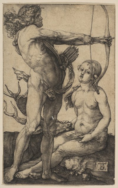 Apollo ve Diana, M.Ö. 1503. by Albrecht Dürer