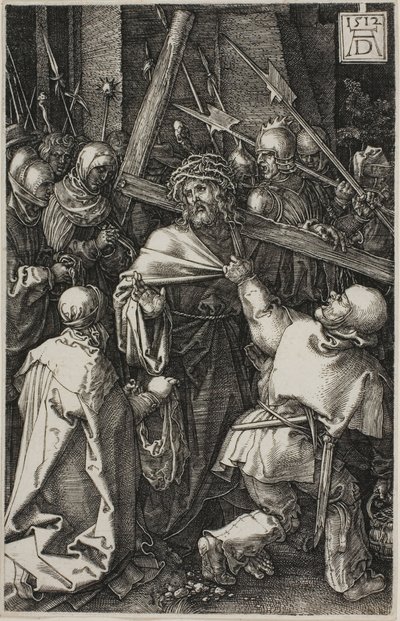 Oyulmuş Tutkudan Haç Taşı by Albrecht Dürer