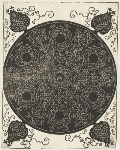Yedi çelenk şeklinde motifli nakış örneği by Albrecht Dürer