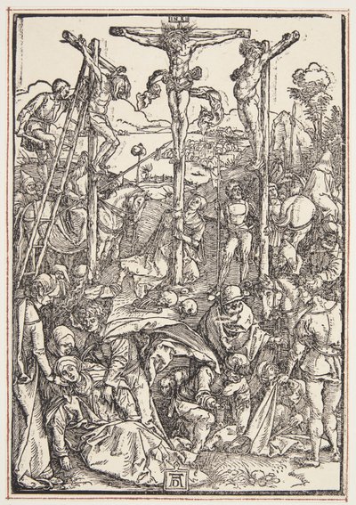 Calvary (mütevazı gravür) by Albrecht Dürer