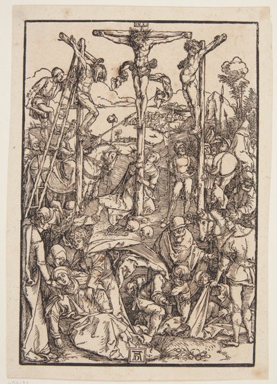 Calvary (mütevazı gravür) by Albrecht Dürer
