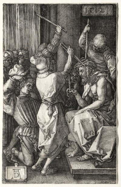Dikenlerle Taçlanan İsa, 1512. by Albrecht Dürer