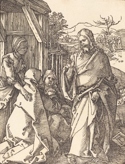 İsa Annesinden Ayrılıyor, muhtemelen c. 15091510. by Albrecht Dürer