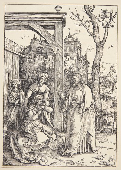 İsa Annesinden Ayrılırken by Albrecht Dürer