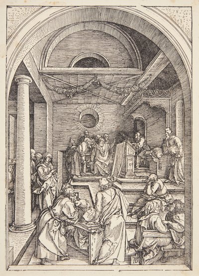 Doktorlar arasında İsa by Albrecht Dürer
