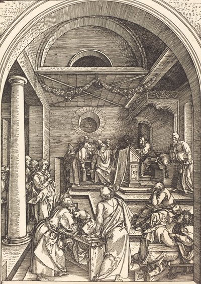 Doktorlar Arasında İsa, c. 15031504. by Albrecht Dürer