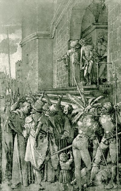 Mesih insanlara gösterilir by Albrecht Dürer