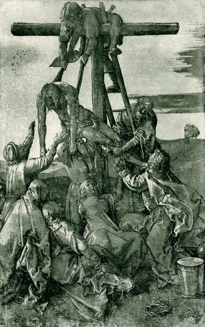 Mesih çarmıhtan indirildi by Albrecht Dürer