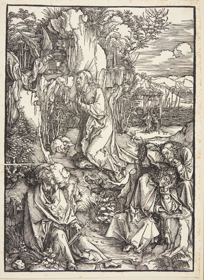 zeytin dağında İsa by Albrecht Dürer