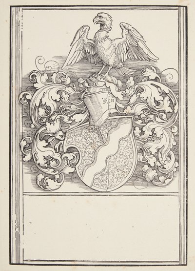 Michael Behaim Arması by Albrecht Dürer