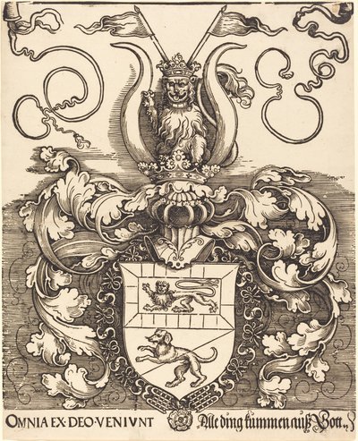 Lorenz Staiber Arması by Albrecht Dürer