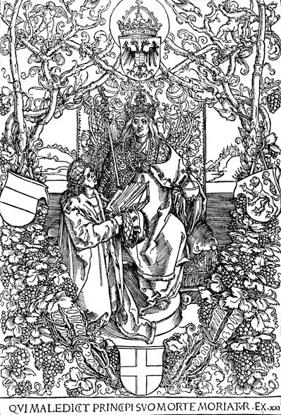 Conrad Celtes, Kitabını I. Maximilian