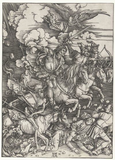 Mahşerin Dört Atlısı by Albrecht Dürer