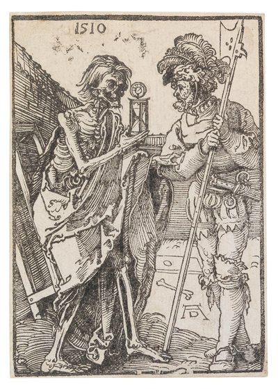 Ölüm ve Lansquenet, 1510. by Albrecht Dürer