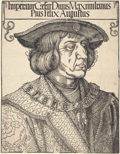 İmparator Maximilian I by Albrecht Dürer