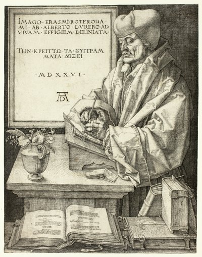 Rotterdam Erasmusu by Albrecht Dürer