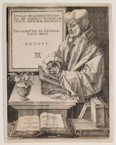 Rotterdam Erasmusu by Albrecht Dürer