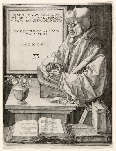 Rotterdam Erasmusu by Albrecht Dürer