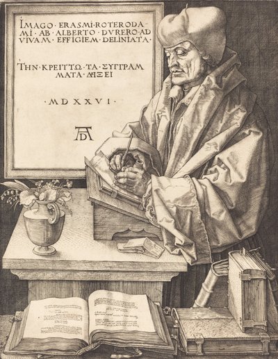 Rotterdam Erasmusu, 1526. by Albrecht Dürer