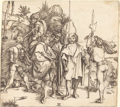 Atlı Beş Asker ve Bir Türk by Albrecht Dürer