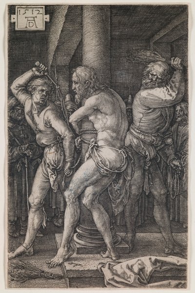 “Oyulmuş Tutku” dizisinden kamçılanma by Albrecht Dürer