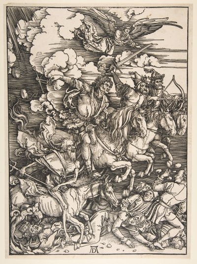 Mahşerin Dört Atlısı, M.Ö. 14971498. by Albrecht Dürer