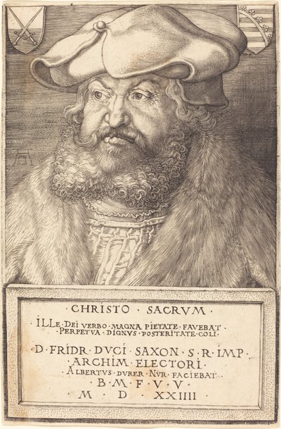 Bilge Frederick, Saksonya Seçmeni by Albrecht Dürer