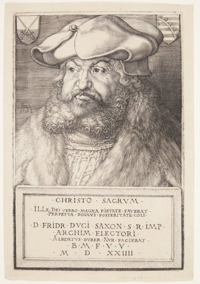Bilge Frederick, Saksonya Seçmeni by Albrecht Dürer