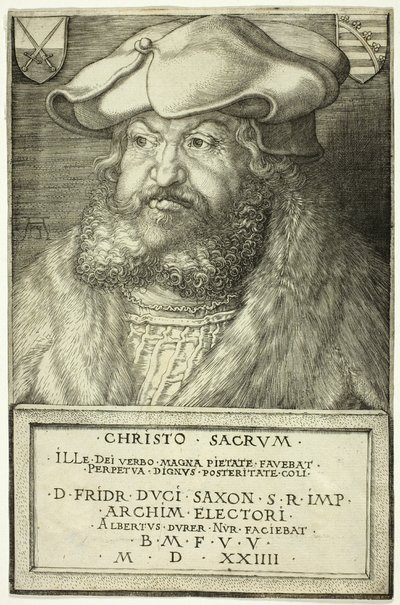 Bilge Frederick, Saksonya Seçmeni by Albrecht Dürer