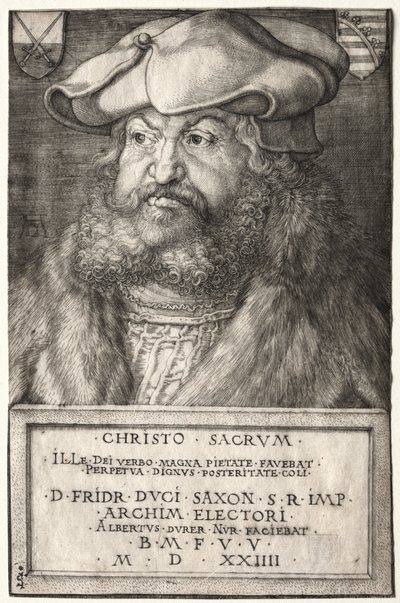 Bilge Frederick, Saksonya Seçmeni by Albrecht Dürer
