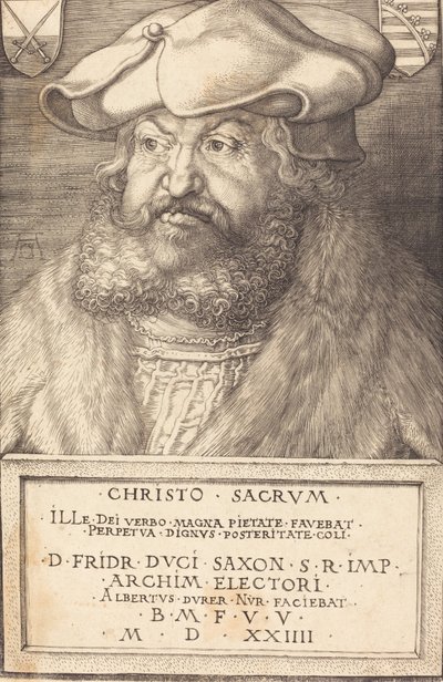 Bilge Frederick, Saksonya Seçmeni, 1524. by Albrecht Dürer