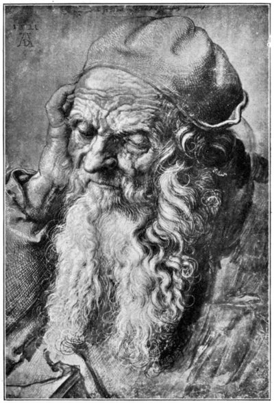 Yaşlı Adamın Başı, 15. yüzyılın sonu ile 16. yüzyılın başları, 1912. by Albrecht Dürer