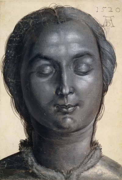 Kadın başı, 1520. by Albrecht Dürer