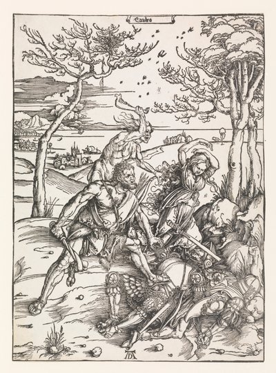 Molionide İkizlerini Fetheden Herkül by Albrecht Dürer