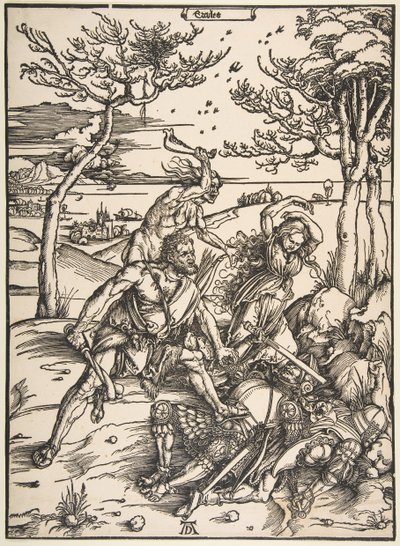 Herkül ve Cacus.n.d. by Albrecht Dürer