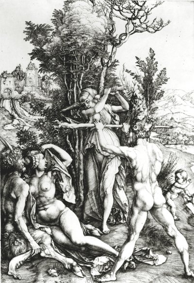 Herkül kavşakta, 1498 by Albrecht Dürer