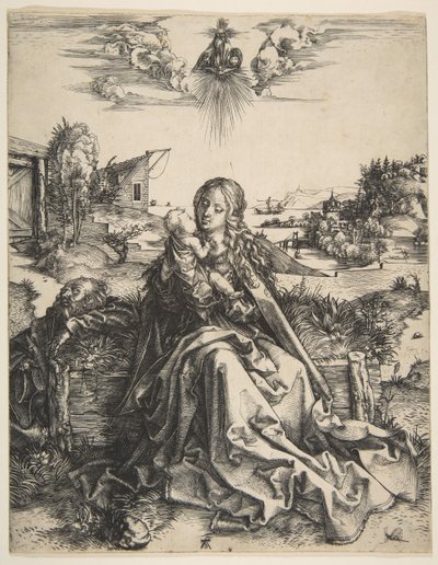 Yusufçuklu Kutsal Aile, yak. 1495. by Albrecht Dürer