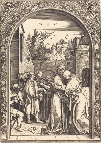 Joachim ve Anna, Altın Kapı'da, 1504. by Albrecht Dürer