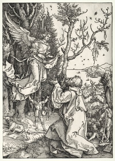 Joachim ve Melek by Albrecht Dürer