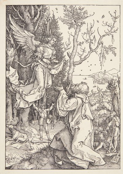 Joachim ve melek by Albrecht Dürer