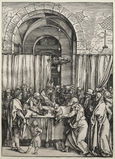 Joachims Teklifi Baş Rahip Tarafından Reddedildi, c. 1504-1505. by Albrecht Dürer