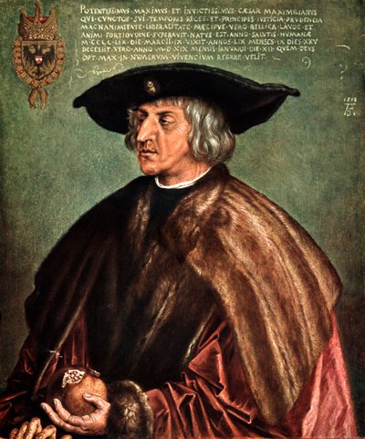 Kayzer Maximilian I, 1519 by Albrecht Dürer