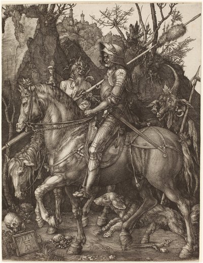 Şövalye, Ölüm ve Şeytan by Albrecht Dürer
