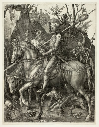 Şövalye, Ölüm ve Şeytan by Albrecht Dürer