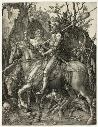 Şövalye, Ölüm ve Şeytan by Albrecht Dürer