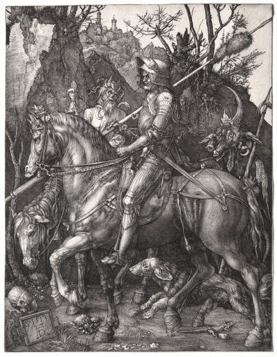 Şövalye, Ölüm ve Şeytan by Albrecht Dürer