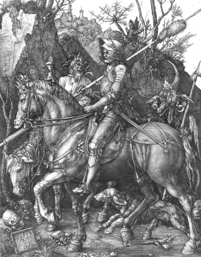 Şövalye, Ölüm ve Şeytan, 1513 by Albrecht Dürer