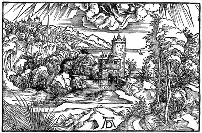 Manzara, 1498, 1936 by Albrecht Dürer